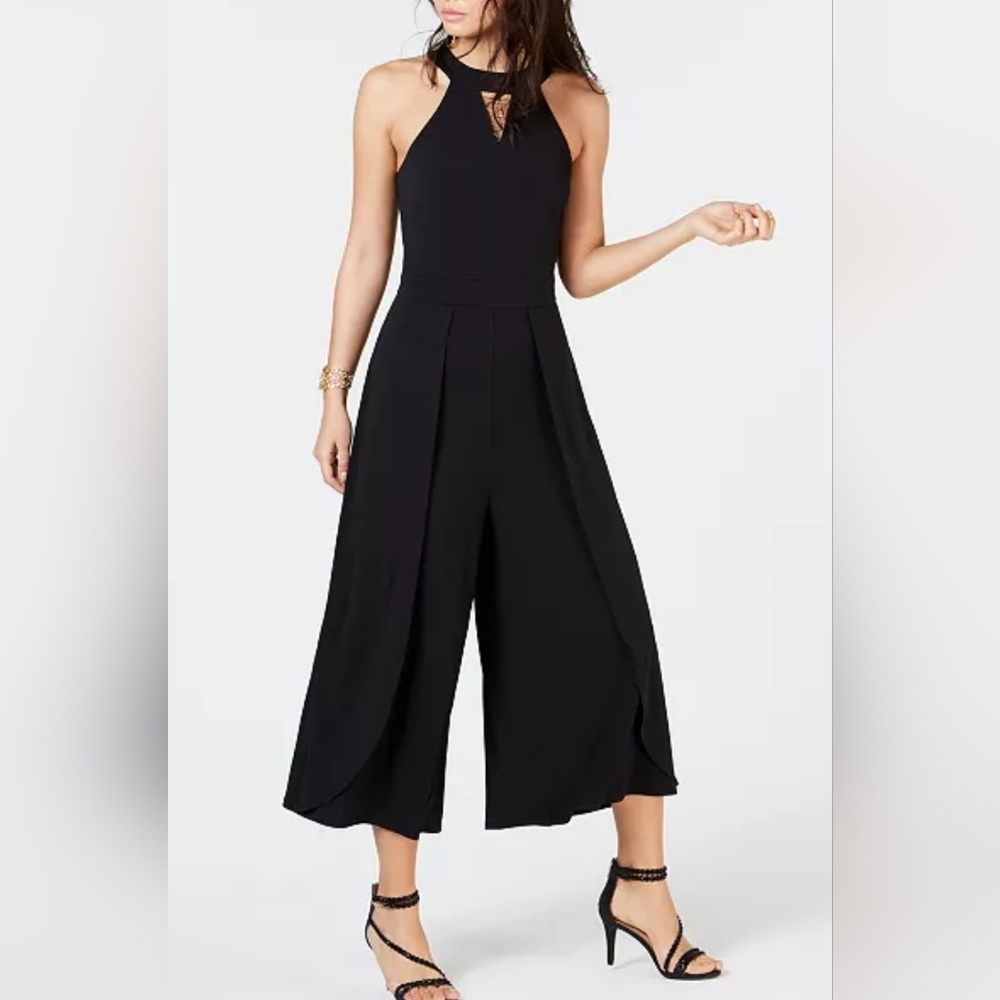Thali Sodi Black Wide Leg Jumpsuit